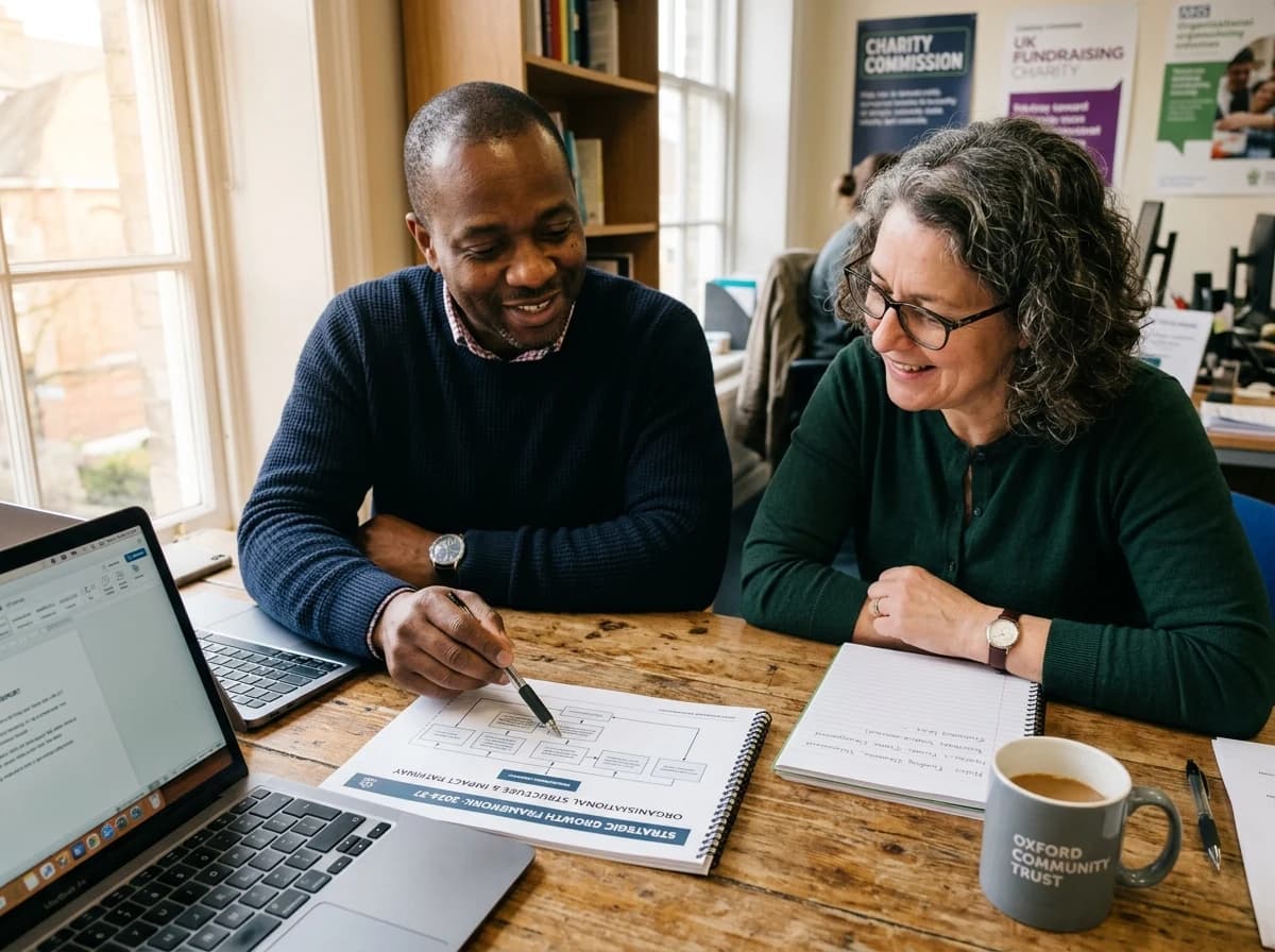 Charity board governance review and roadmap